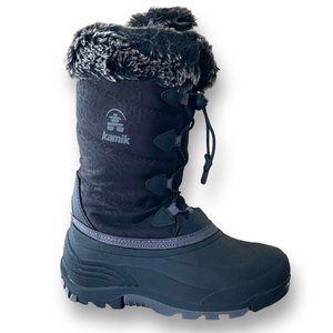 Kamik Black Kids Snow Boots